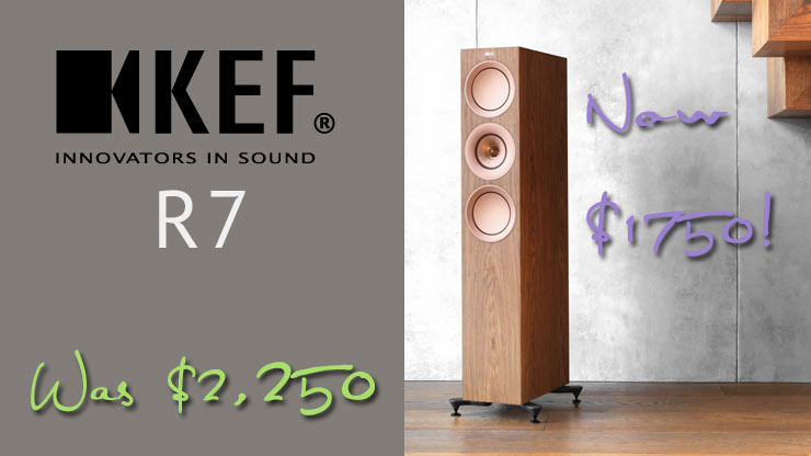 KEF R7 high end stereo speaker