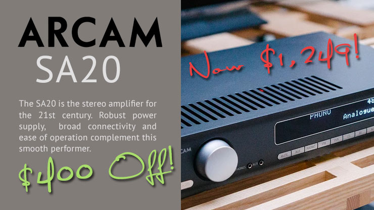 Arcam SA20 home stereo amplifier with streamer