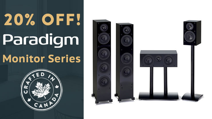 PARADIGM Monitor Series for high performance audio, stereo speakers in New Albany, Dublin and Columbus, OH