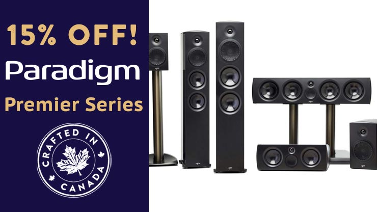 PARADIGM Premier Series for high performance audio, stereo speakers in New Albany, Dublin and Columbus, OH