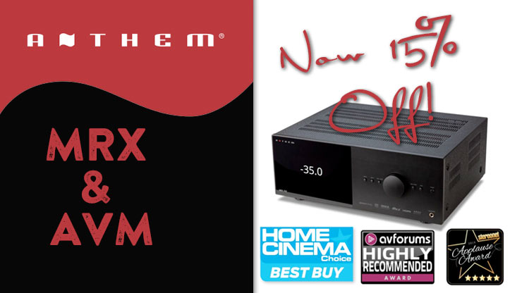 Anthem MRX and AVM Series on Sale at Genesis Audio