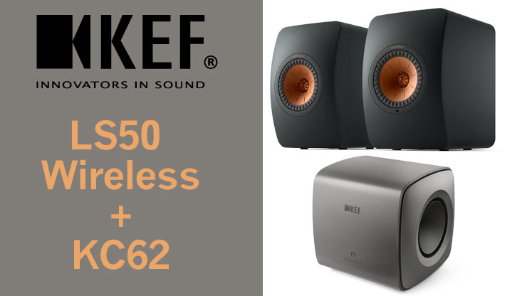 KEF LS50 Wireless and KEF Kube 12b for high performance audio and stereo in New Albany, OH