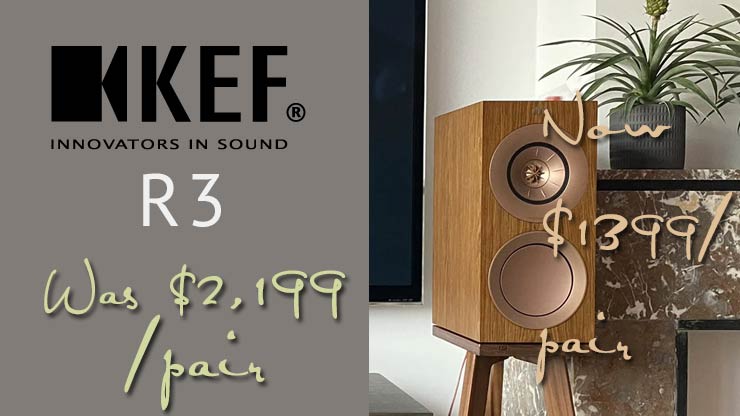 KEF R3's on sale, high performance audio and video speakers in New Albany OH