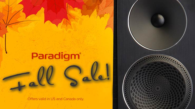 Paradigm speakers on sale for Columbus OH and New Albany, OH