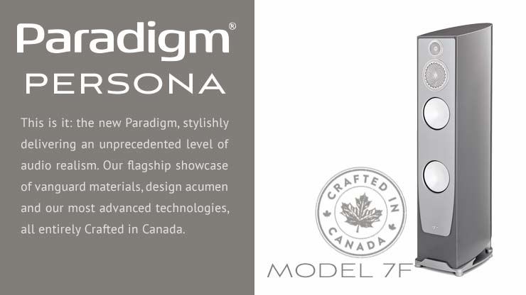 Paradigm Persona speakers, for audiophiles and high-end audio for Columbus, OH