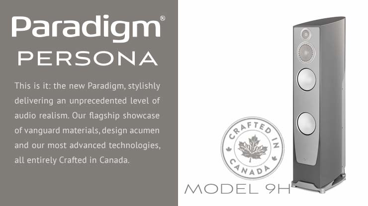 Paradigm Persona speakers, for audiophiles and high-end audio for Columbus, OH
