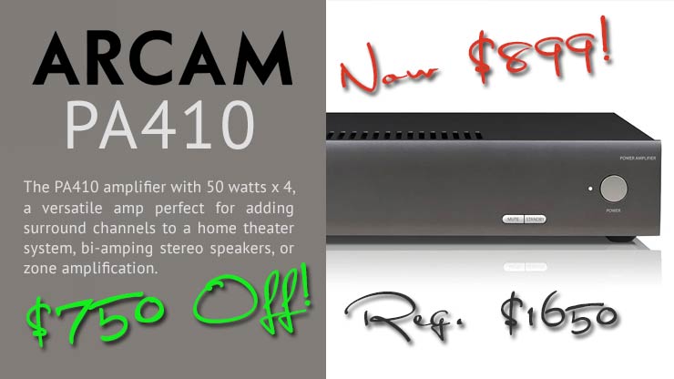 High Performance audio amplifiers from Arcam for home stereos or home theater in New Albany, Dublin OH